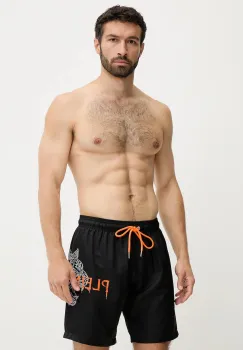 PLEIN SPORT pantaloni scurti de baie culoarea negru, PS25MBL01 imagine