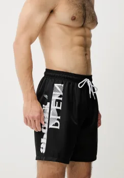 PLEIN SPORT pantaloni scurti de baie culoarea negru, PS25MBL02 imagine
