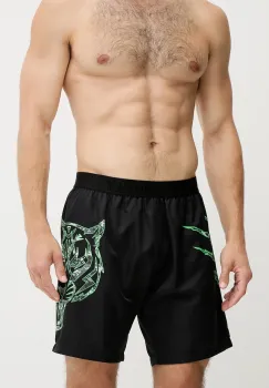 PLEIN SPORT pantaloni scurti de baie culoarea negru, PS25MBL04 imagine