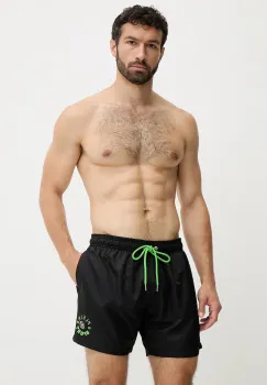 PLEIN SPORT pantaloni scurti de baie culoarea negru, PS25MBM03 imagine