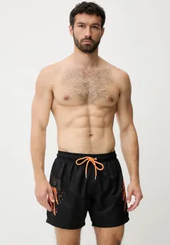 PLEIN SPORT pantaloni scurti de baie culoarea negru, PS25MBM04 imagine