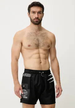 PLEIN SPORT pantaloni scurti de baie culoarea negru, PS25MBM05 imagine