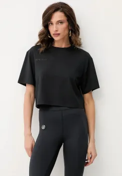PLEIN SPORT tricou culoarea negru, SAEC WTK3560 STE001N imagine
