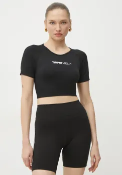 PLEIN SPORT tricou femei, culoarea negru, SAEC WTK3566 STE003N imagine