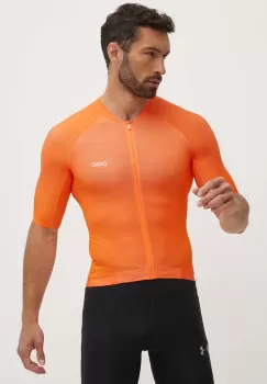 POC tricou de ciclism Pristine Jersey culoarea portocaliu, neted imagine