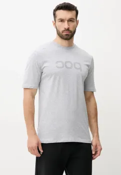 POC tricou din bumbac barbati, culoarea gri, cu imprimeu, 61650 imagine