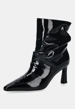 Pollini botine culoarea negru, cu toc cui, SA21267M0NTT0000 imagine