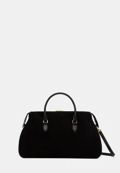 Pollini geanta de mana din piele intoarsa culoarea negru, PC4406PP0N QD1 imagine