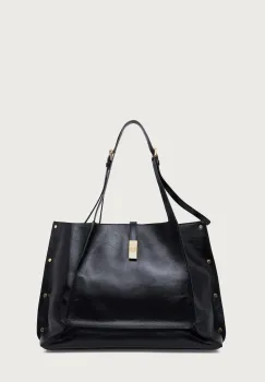Pollini  geanta shopper pentru femei din piele imagine