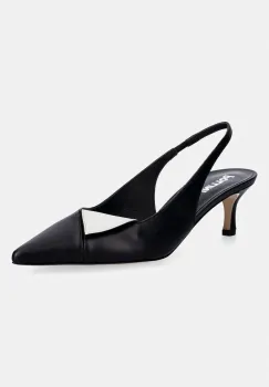 Pollini pantofi cu toc stiletto din piele imagine