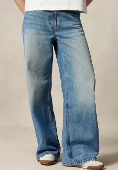 Polo Ralph Lauren blugi wide leg pentru femei imagine