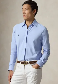 Polo Ralph Lauren camasa barbateasca din bumbac imagine