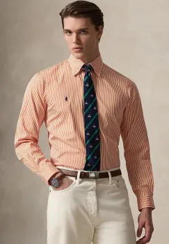 Polo Ralph Lauren camasa barbateasca din bumbac imagine