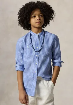 Polo Ralph Lauren camasa de bumbac pentru copii imagine