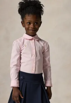 Polo Ralph Lauren camasa de bumbac pentru copii imagine