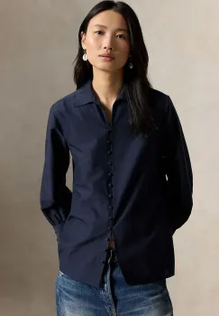 Polo Ralph Lauren  camasa de dama cu amestec de matase imagine