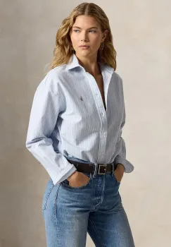 Polo Ralph Lauren camasa oxford de dama din bumbac imagine