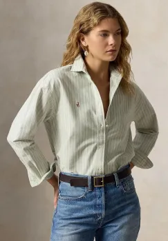 Polo Ralph Lauren camasa oxford pentru femei din bumbac imagine