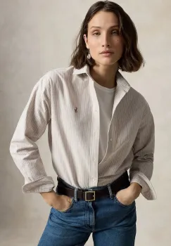 Polo Ralph Lauren camasa oxford pentru femei din bumbac imagine