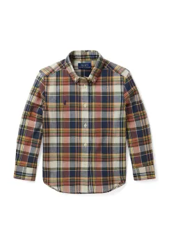 Polo Ralph Lauren camasa pentru copii, din bumbac imagine