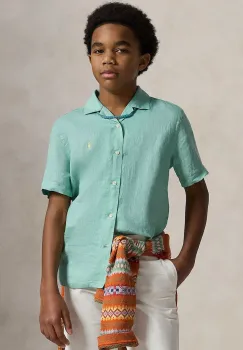 Polo Ralph Lauren camasa pentru copii din in imagine