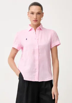 Polo Ralph Lauren camasa pentru femei, din in PD LINEN-WVN-SHIRT imagine