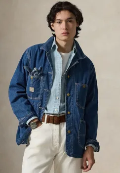 Polo Ralph Lauren geaca de tranzitie pentru barbati din denim imagine