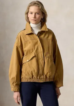 Polo Ralph Lauren geaca de tranzitie pentru femei din bumbac imagine