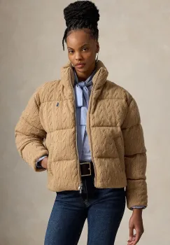 Polo Ralph Lauren geaca petrecuta pentru femei cu lana imagine