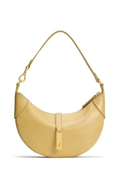 Polo Ralph Lauren geanta croissant de femei din piele imagine