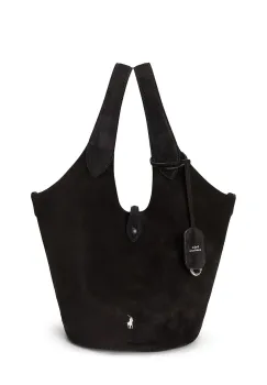 Polo Ralph Lauren  geanta shopper pentru femei din piele intoarsa imagine