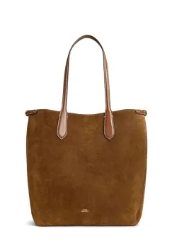 Polo Ralph Lauren geanta shopper pentru femei din piele intoarsa imagine