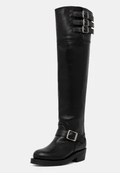 Polo Ralph Lauren ghete de piele Biker Boot imagine