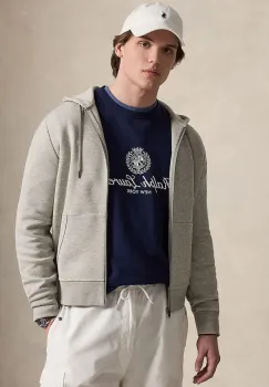 Polo Ralph Lauren hanorac cu fermoar si gluga imagine