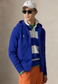 Polo Ralph Lauren hanorac cu fermoar si gluga imagine