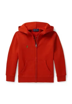 Polo Ralph Lauren hanorac cu gluga pentru copii cu bumbac imagine