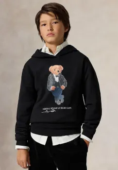 Polo Ralph Lauren  hanorac cu gluga pentru copii cu bumbac imagine