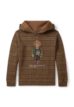 Polo Ralph Lauren hanorac cu gluga pentru copii cu bumbac imagine