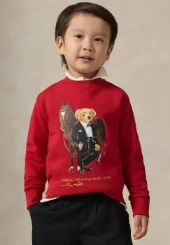 Polo Ralph Lauren hanorac de bumbac pentru copii imagine