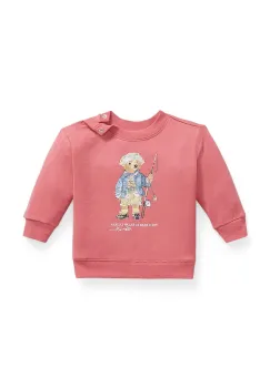 Polo Ralph Lauren hanorac pentru bebelusi cu bumbac imagine