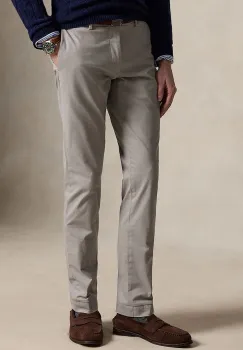 Polo Ralph Lauren pantaloni chinos pentru barbati din bumbac cu elastan imagine