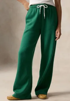 Polo Ralph Lauren pantaloni de trening pentru femei cu bumbac imagine
