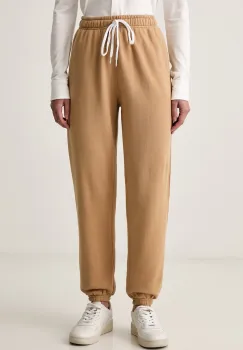 Polo Ralph Lauren pantaloni de trening pentru femei, cu bumbac imagine
