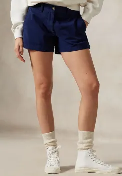 Polo Ralph Lauren pantaloni scurti chinos de femei din bumbac imagine