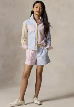 Polo Ralph Lauren pantaloni scurti din bumbac pentru copii imagine