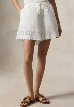 Polo Ralph Lauren pantaloni scurti pentru femei, din bumbac imagine