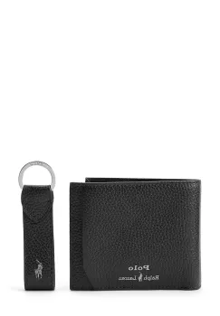 Polo Ralph Lauren portofel din piele si breloc imagine