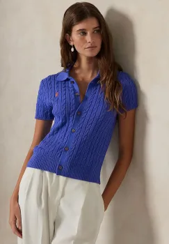 Polo Ralph Lauren pulover cu maneca scurta damski din bumbac imagine