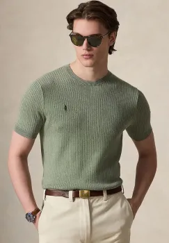 Polo Ralph Lauren pulover cu maneca scurta pentru barbati din bumbac imagine