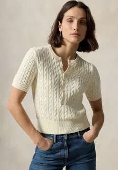 Polo Ralph Lauren pulover cu maneca scurta pentru femei din bumbac imagine